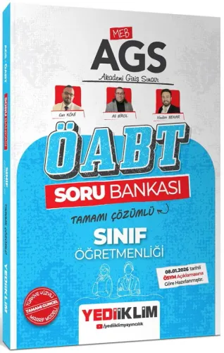 Yediiklim Yayınları 2026 MEB AGS ÖABT Sınıf Öğretmenliği Tamamı Çözüml