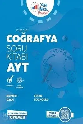 Yeni Nesil Yayınları AYT Coğrafya Soru Kitabı