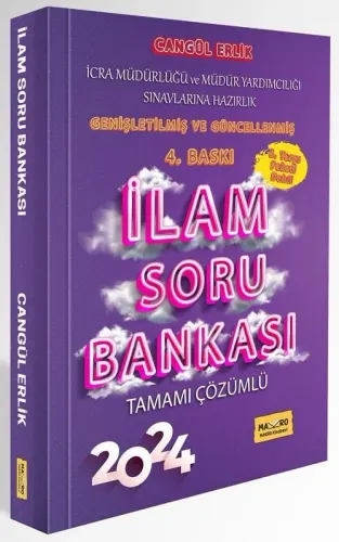 Makro Kitap 2024 İcra Müdürlüğü ve Yardımcılığı İLAM Soru Bankası