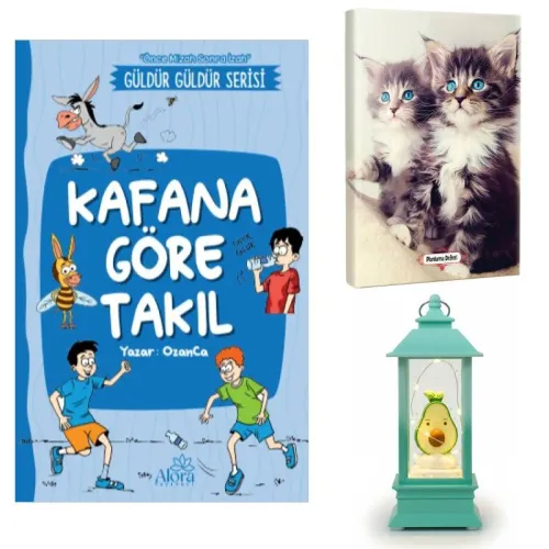 Kafana Göre Takıl - Maviş Kediler Planlama Defteri ve Avokado Fener Ti