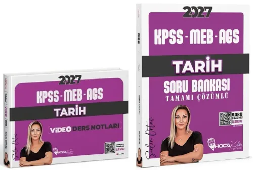 Hoca Kafası Yayınları 2027 KPSS MEB-AGS Tarih Video Ders Notları ve So