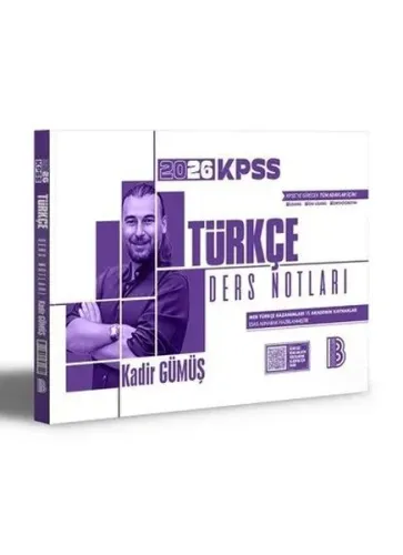 Benim Hocam Yayınları 2026 KPSS Türkçe Ders Notları