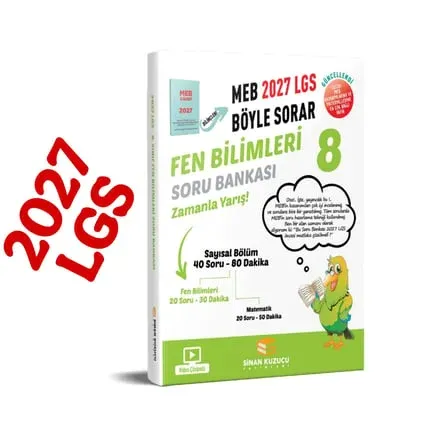 Sinan Kuzucu Yayınları 8. Sınıf Fen Bilimleri Soru Bankası