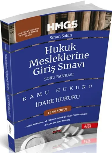 Savaş Yayınları 2025 HMGS İdare Hukuku Soru Bankası