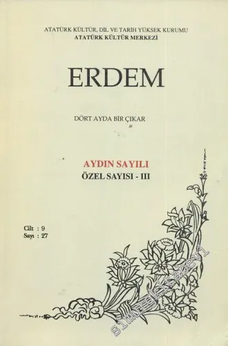 Erdem Dergisi - AYDIN SAYILI ÖZEL SAYISI: 3 - Sayı 27   Cilt 9      1997