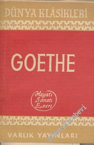 Goethe, Hayatı, Sanatı, Eseri -        1963