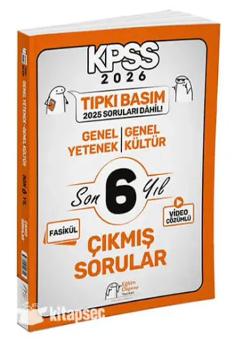 2026 KPSS Genel Yetenek Genel Kültür Tıpkı Basım Son 6 Yıl Çıkmış Sorular