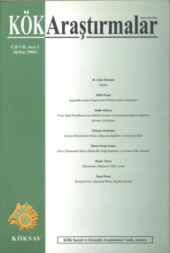 Kök Araştırmalar: Kök Sosyal ve Stratejik Araştırmalar Dergisi