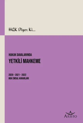 Hukuk Davalarında Yetkili Mahkeme Aristo Yayınevi