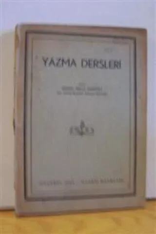 Yazma dersleri