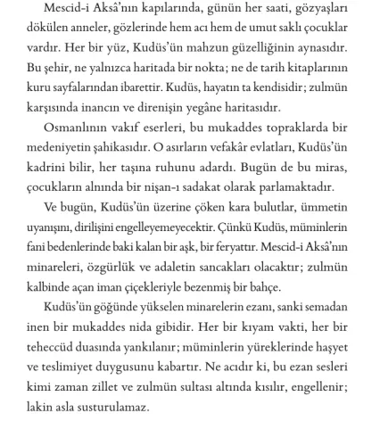 Kudüs’ün Yitik Nefesi Gazze