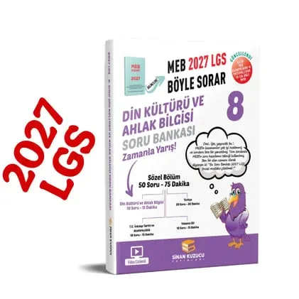 Sinan Kuzucu Yayınları 8. Sınıf Din Kültürü Ve Ahlak Bilgisi Soru Bankası