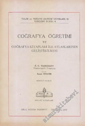 Coğrafya Öğretimi ve Coğrafya Kitapları ile Atlaslarının Geliştirilmesi -        1970