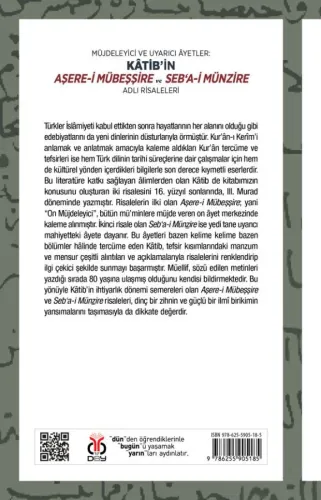 Kâtib’in Aşere-i Mübeşşire ve Seb‘a-i Münzire Adlı Risaleleri Nesibe K