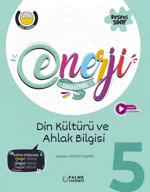 Palme Yayınevi Enerji 5. Sınıf Din Kültürü ve Ahlak Bilgisi Soru Kitabı