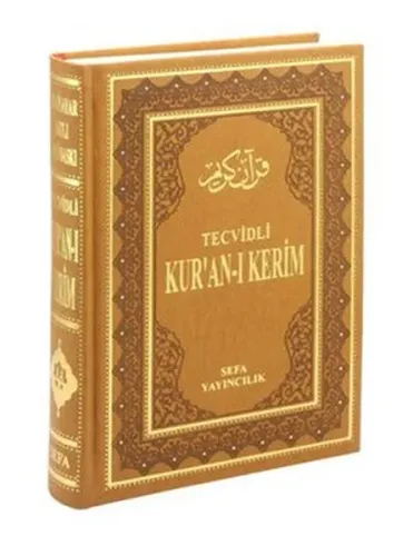 Tecvidli Kur'an-ı Kerim - Bilgisayar Hatlı (Orta Boy - Termo Deri)