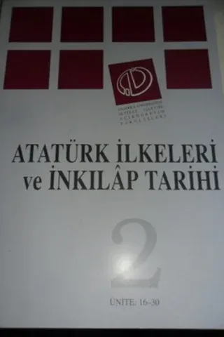 Atatürk İlkeleri ve İnkılap Tarihi 2 Ünite 16-30