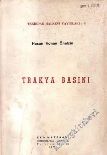Trakya Basını -        1972