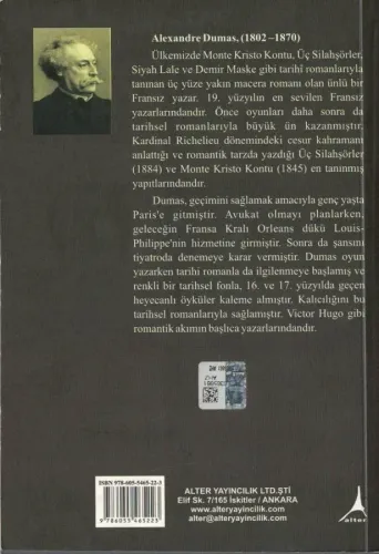 Monte Kristo Kontu Alexandre Dumas Alter %30 indirimli