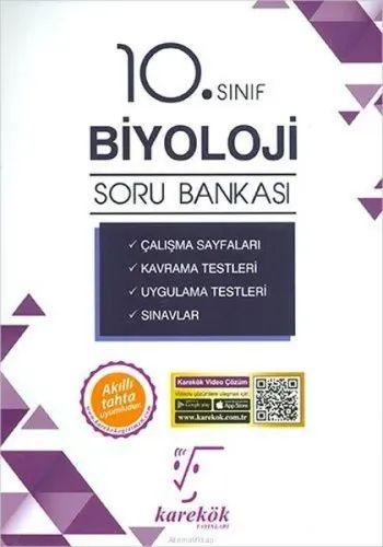 Karekök Yayınları 10. Sınıf Biyoloji Soru Bankası Karekök