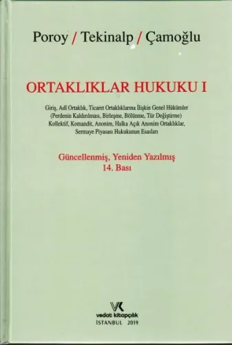 Ortaklıklar Hukuku I
