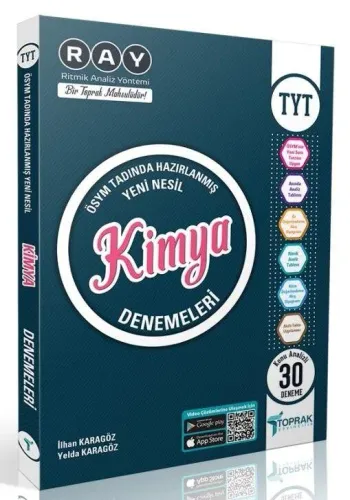 Toprak Yayıncılık TYT Kimya 30 Deneme Kitabı