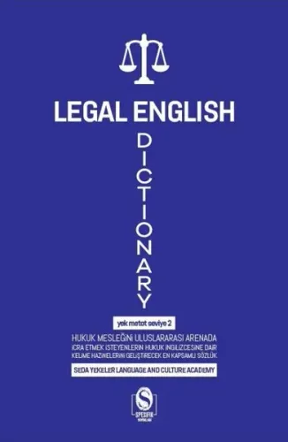 Legal English Dictionary;Yek Metot Seviye 2