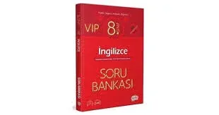 EDİTÖR 8. SINIF VIP İNGİLİZCE SORU BANKASI YENİLENDİK