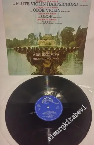 33 LP PLAK VINYL: J. S. Bach / Ars Rediviva, Milan Munclinger - Concertos, Adagio, Sinfonia -        1972