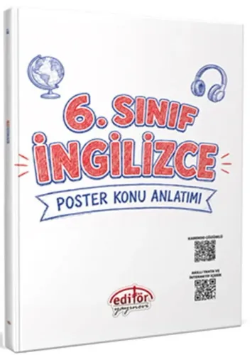 Editör Yayınları 6. Sınıf İngilizce Poster Konu Anlatımlı