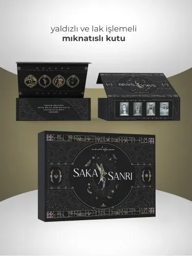 SET - SAKA VE SANRI SERİSİ (4 KİTAP ) - YAN BOYAMALI