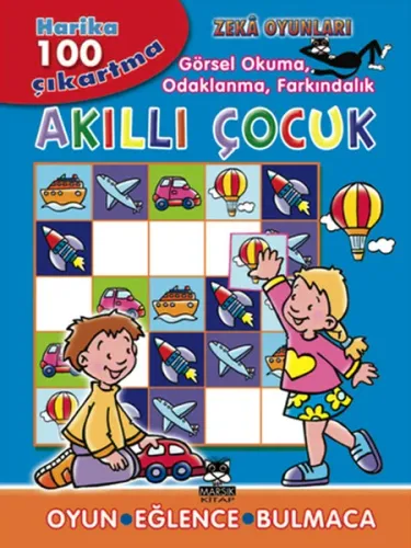 Akıllı çocuk Kırmızı Kitap Görsel Okuma, Odaklanma ve Farkındalık