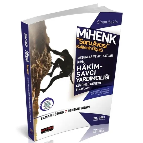 Savaş Adli Hakimlik 7 Deneme 2023
