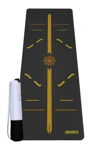 Seeka Yoga Pro Serisi Flow Yoga Mat-Sarı
