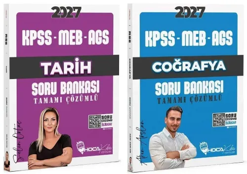 Hoca Kafası Yayınları 2027 KPSS MEB-AGS Tarih ve Coğrafya Soru Bankası