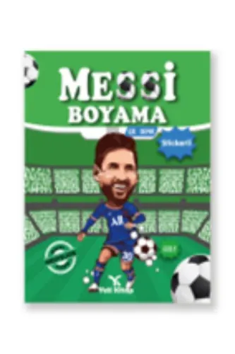 MESSİ STİCKERLİ BOYAMA KİTABI