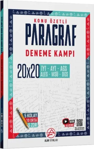 ALAN TYT KONU ÖZETLİ DENEME PARAGRAF 20*20  - 2027