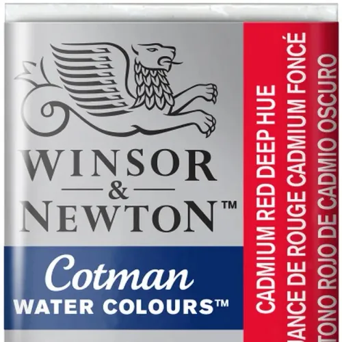Winsor & Newton Cotman Sulu Boya Yarım Tablet Alizarin Crimson Hue 003