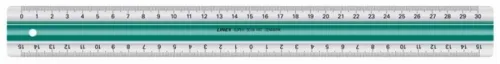 Linex Anti Slide Kaydırmaz Cetvel 30 cm Yeşil