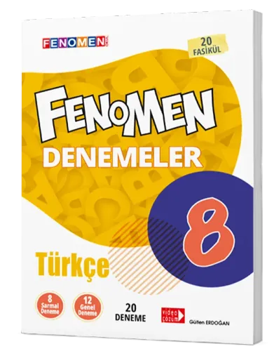 Fenomen Okul Yayınları 8. Sınıf Türkçe Fenomen 20 li Deneme