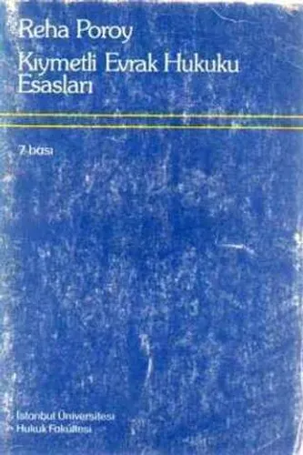 Kıymetli Evrak Hukuku Esasları