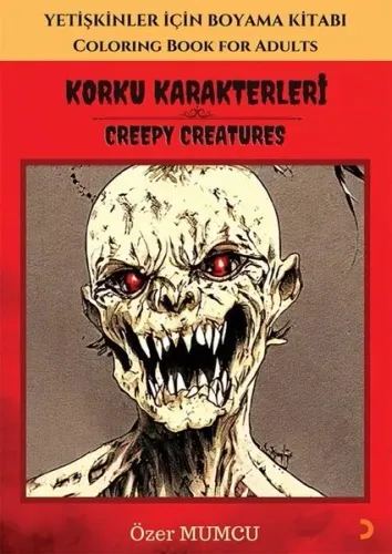 Korku Karakterleri – Yetişkinler için Boyama Kitabı