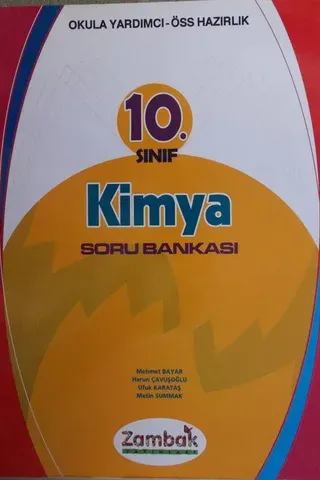 10. Sınıf Kimya Soru Bankası