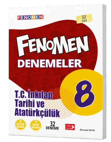 Fenomen Okul 8. Sınıf Fenomen T.C. İnkılap Tarihi ve Atatürkçülük Denemeleri