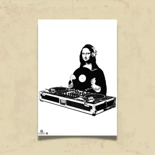 POSTER 0157 - DJ MONA LISA - KUŞE KAĞIT (33X48)