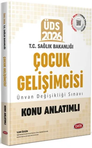 Data Yayınları 2026 T.C. Sağlık Bakanlığı ÜDS Çocuk Gelişimcisi Konu Anlatımlı