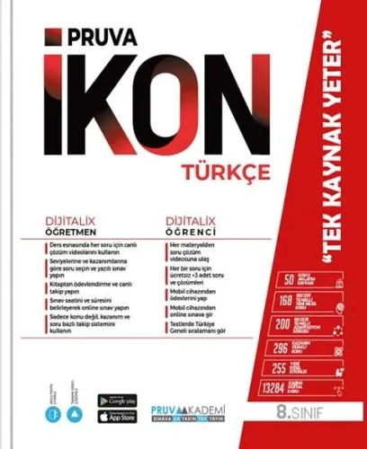 Pruva Akademi 8. Sınıf Türkçe İkon Konu Anlatımlı