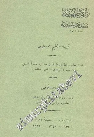 OSMANLICA: Terbiye ve Talim Umdeleri -