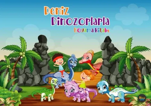 Deniz Dinozorlarla - Boyama Kitabı
