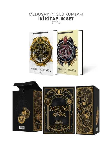 SET - MEDUSA'NIN ÖLÜ KUMLARI (2 KİTAP) - CİLTLİ
